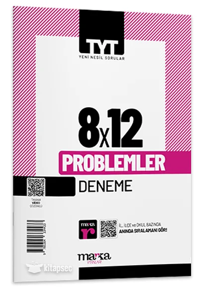 2026 TYT Yeni Nesil Problemler 8 Deneme Tamamı Video Çözümlü Marka Yayınları