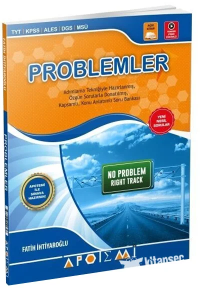 TYT KPSS ALES DGS MSÜ Problemler Apotemi Yayınları