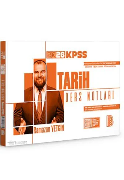 2026 KPSS Tarih Ders Notları Benim Hocam Yayınları